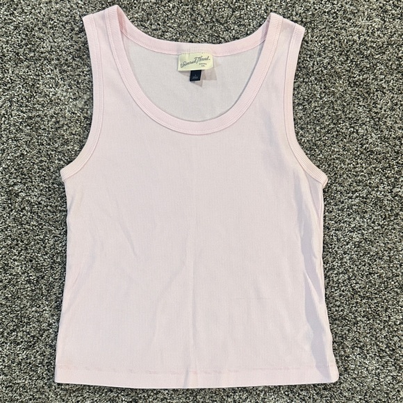 Universal Thread Light Pink Ribbed Tank Top - Picture 1 of 3